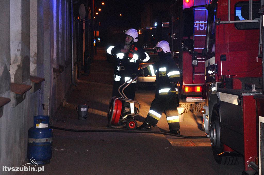 Pożar w domu wielorodzinnym