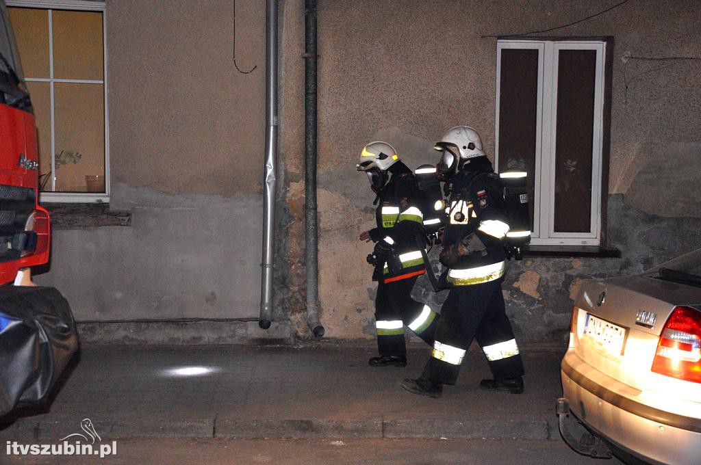 Pożar w domu wielorodzinnym