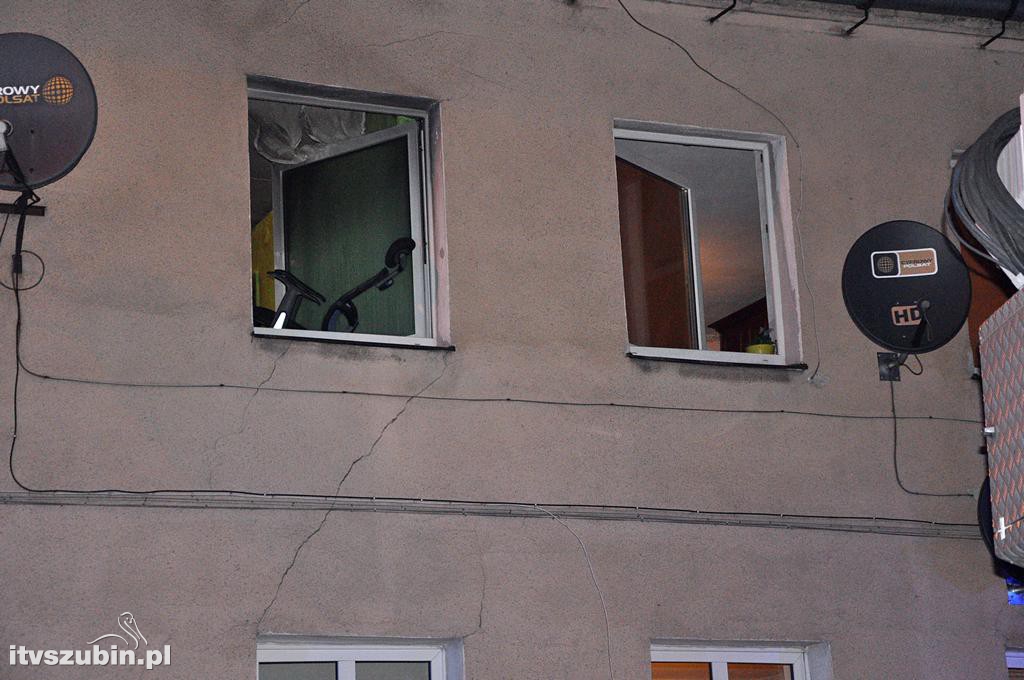 Pożar w domu wielorodzinnym