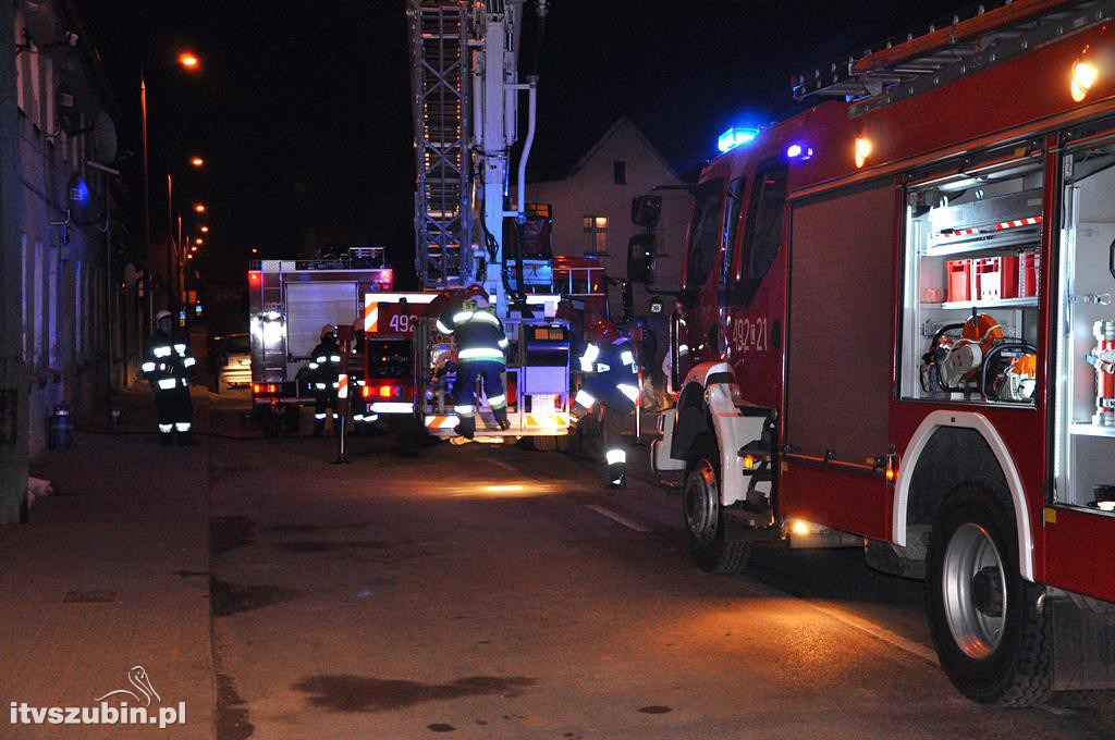 Pożar w domu wielorodzinnym