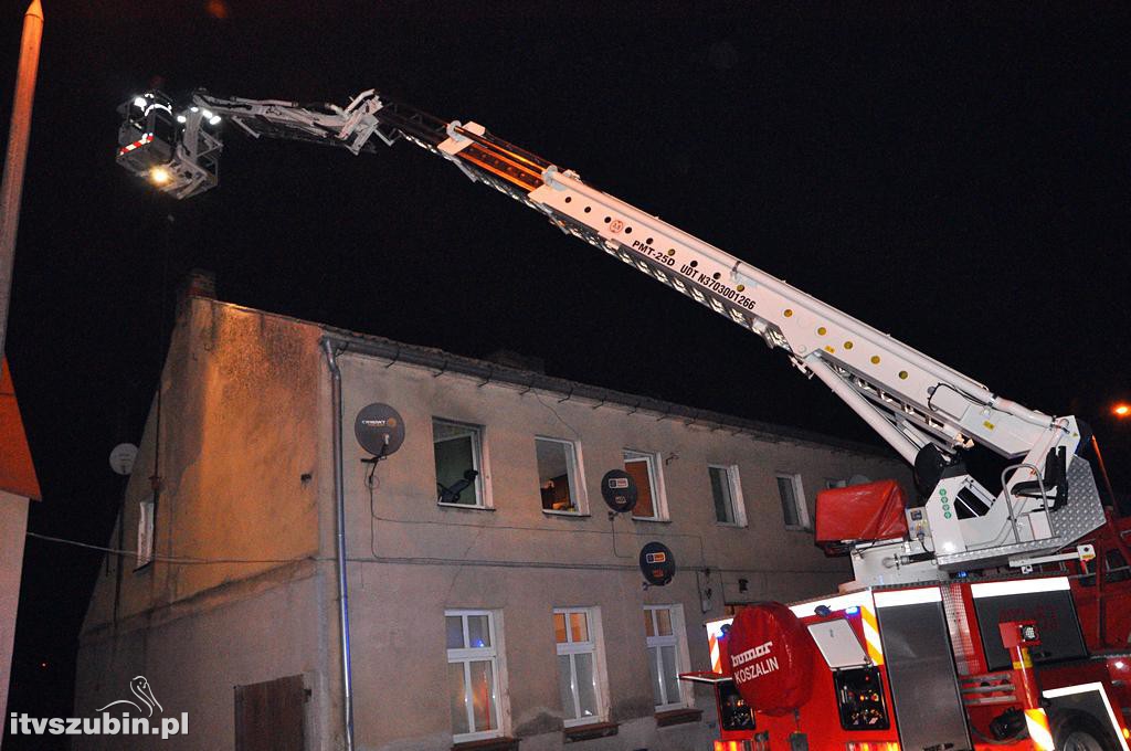 Pożar w domu wielorodzinnym