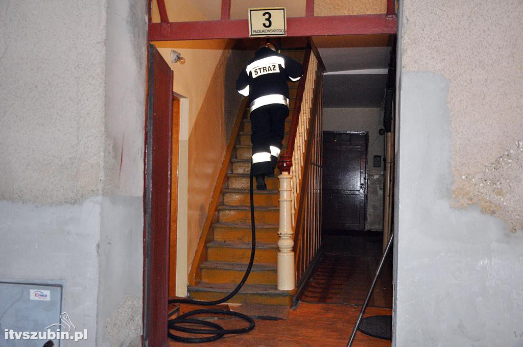 Pożar w domu wielorodzinnym