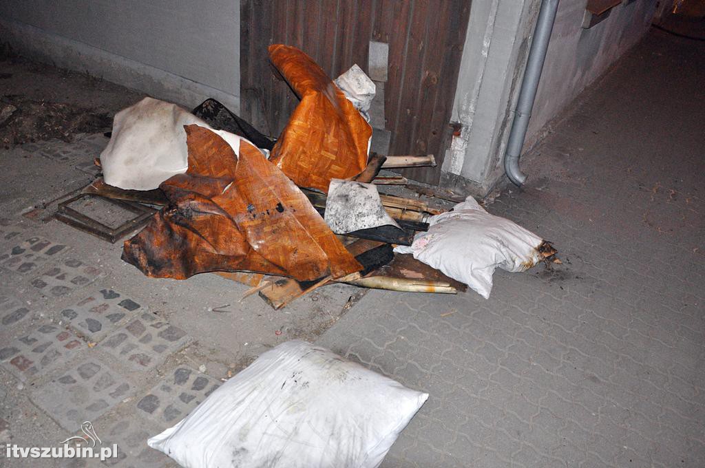 Pożar w domu wielorodzinnym