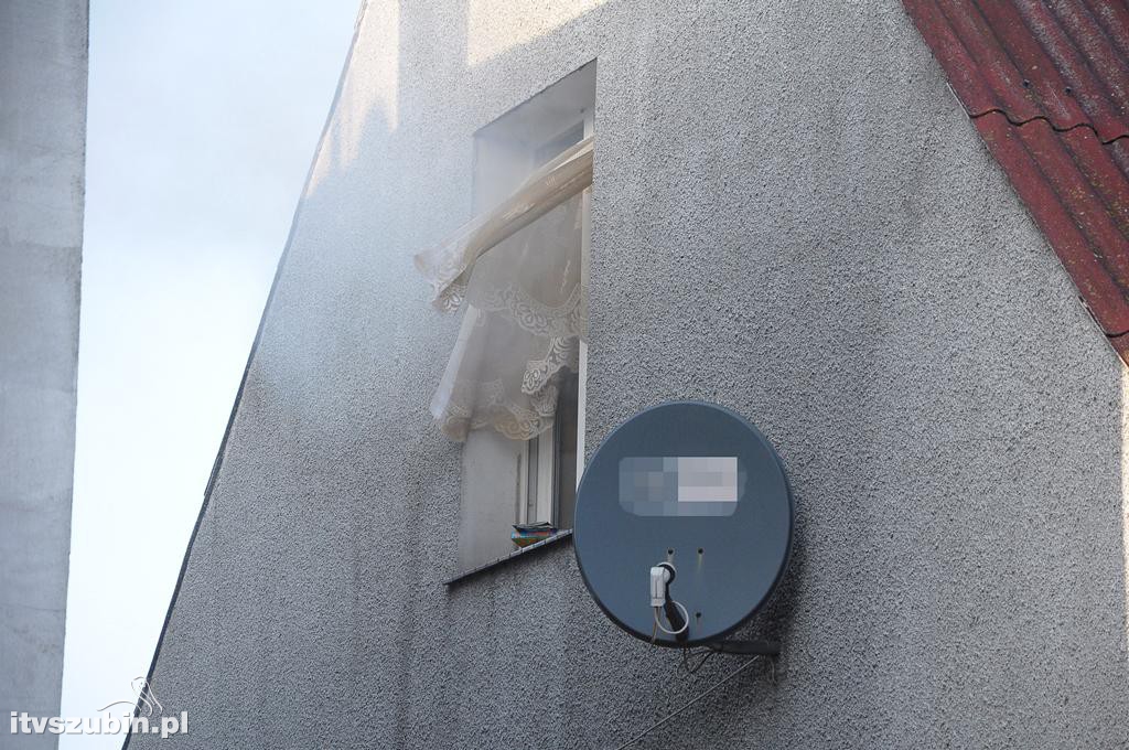 Pożar w domu jednorodzinnym w Szubinie