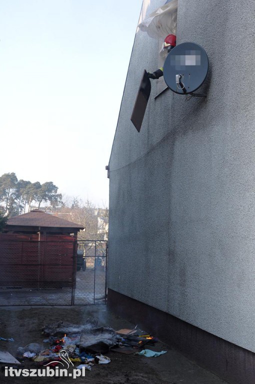 Pożar w domu jednorodzinnym w Szubinie