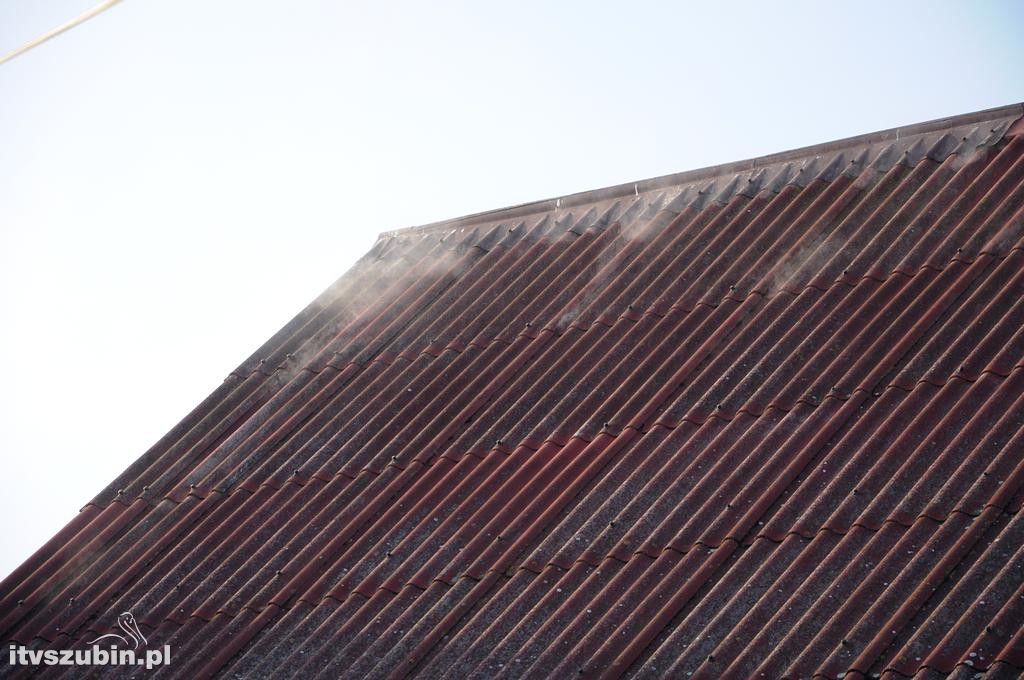 Pożar w domu jednorodzinnym w Szubinie