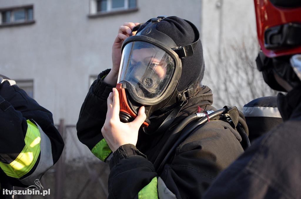 Pożar w domu jednorodzinnym w Szubinie