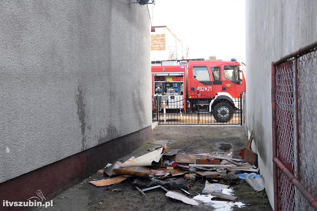 Pożar w domu jednorodzinnym w Szubinie