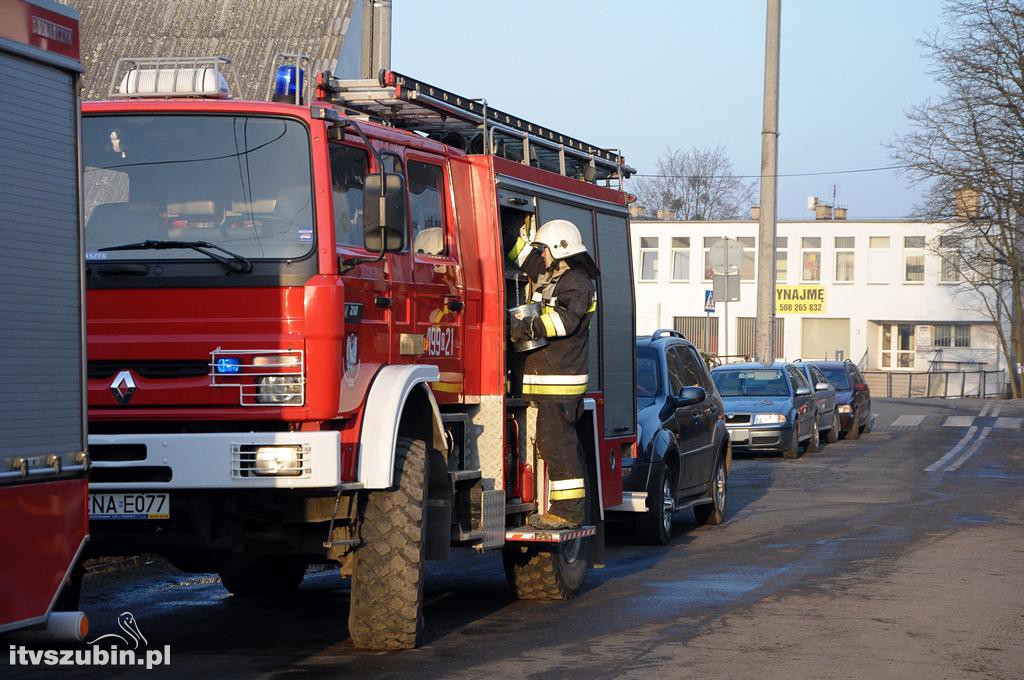 Pożar w domu jednorodzinnym w Szubinie