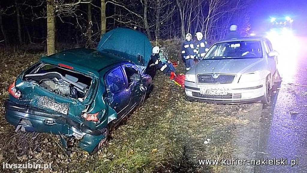 Karambol pomiedzy Występem, a Potulicami