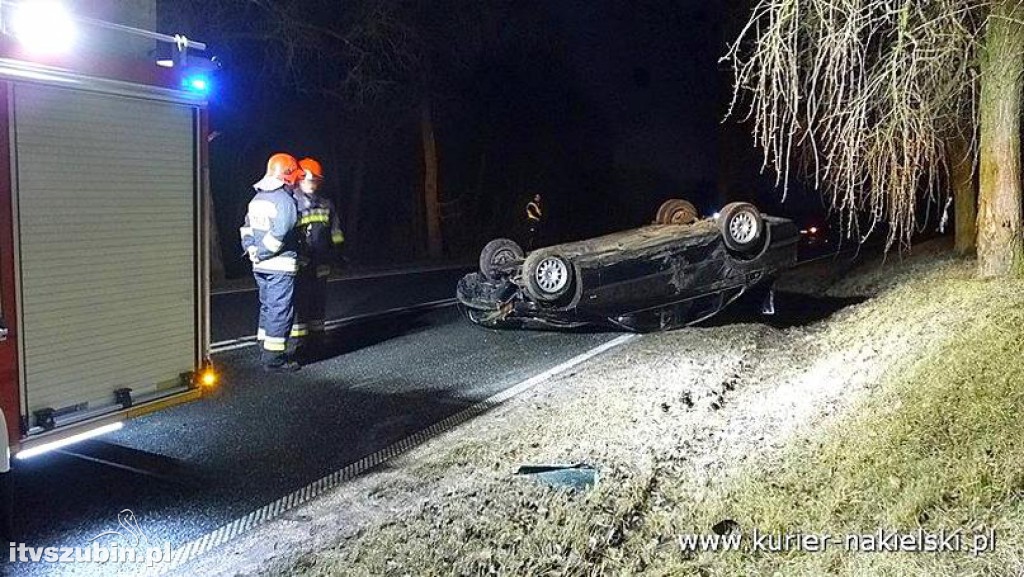 Dachowanie BMW pod Wieszkami