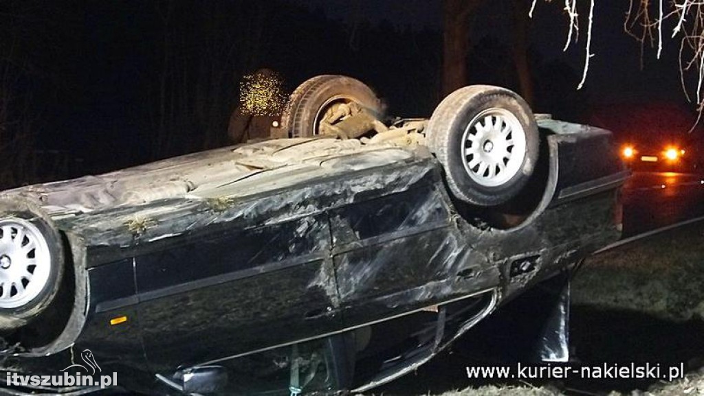 Dachowanie BMW pod Wieszkami