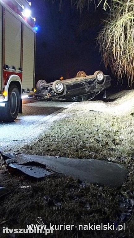 Dachowanie BMW pod Wieszkami