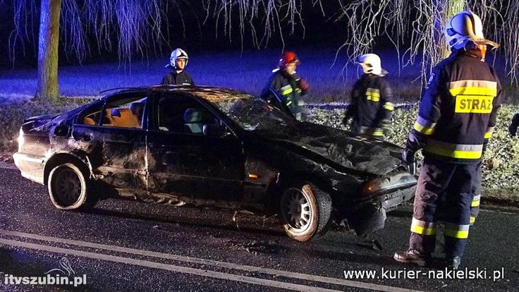 Dachowanie BMW pod Wieszkami