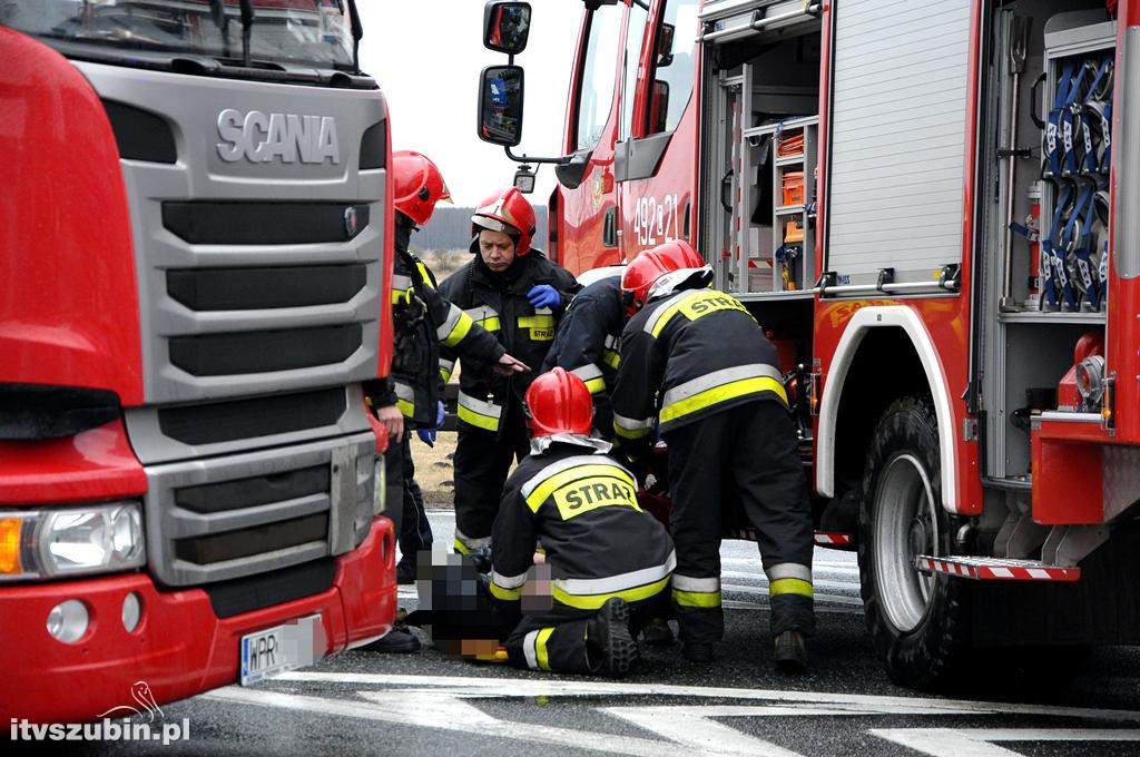 Wypadek na obwodnicy Szubina