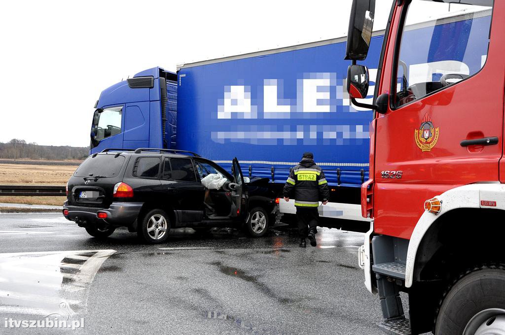 Wypadek na obwodnicy Szubina