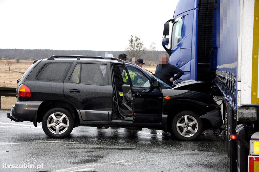 Wypadek na obwodnicy Szubina