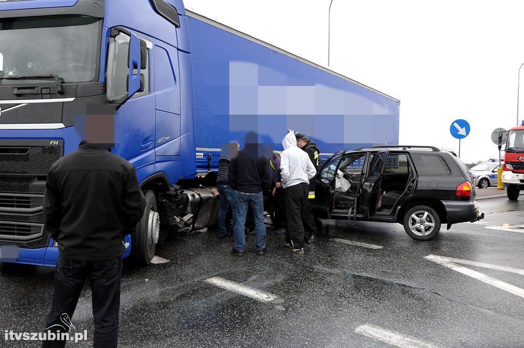 Wypadek na obwodnicy Szubina