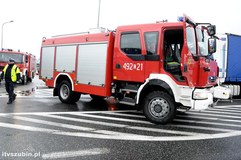 Wypadek na obwodnicy Szubina