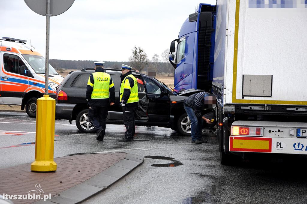 Wypadek na obwodnicy Szubina