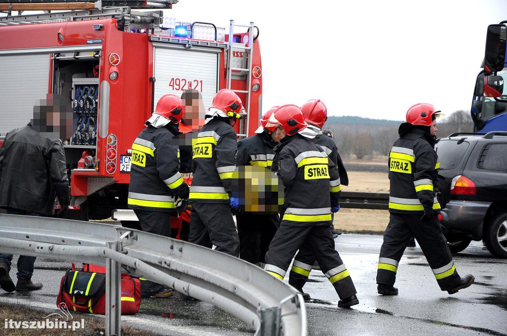 Wypadek na obwodnicy Szubina