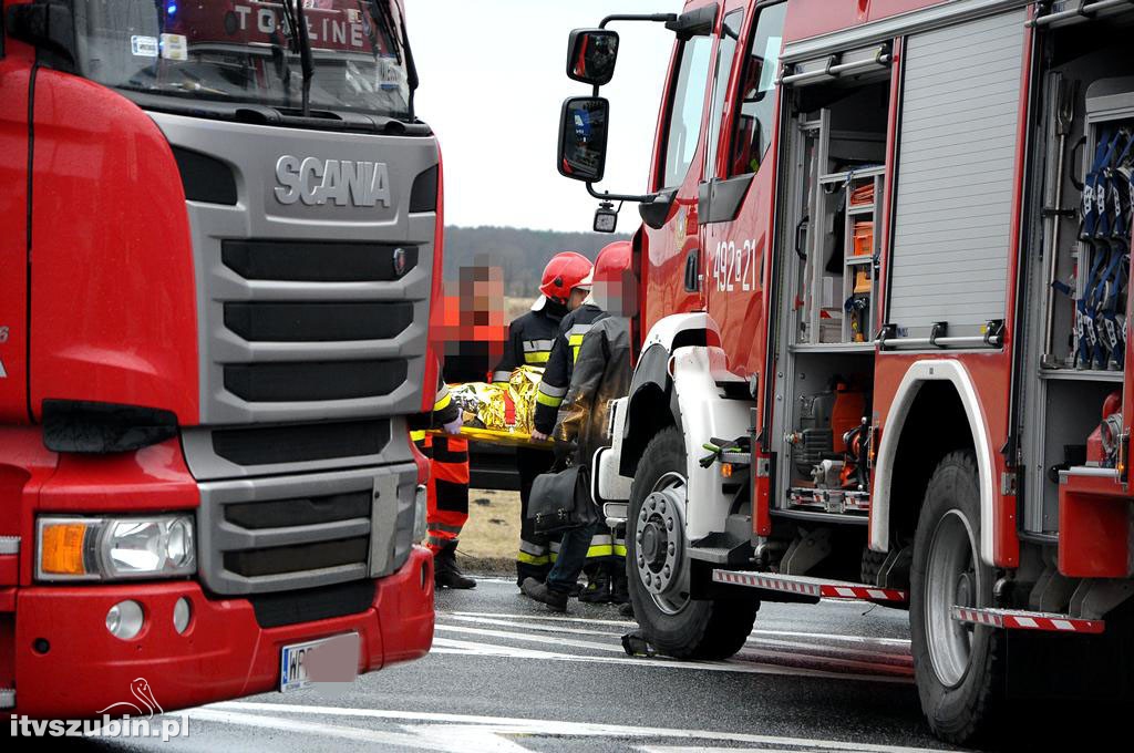 Wypadek na obwodnicy Szubina