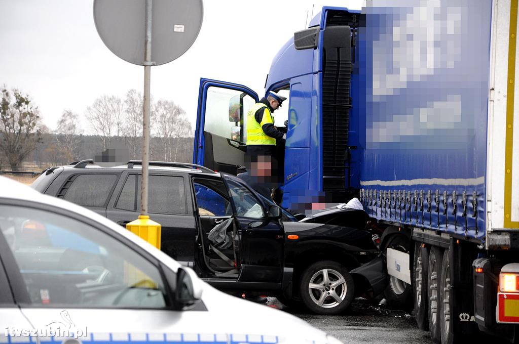 Wypadek na obwodnicy Szubina