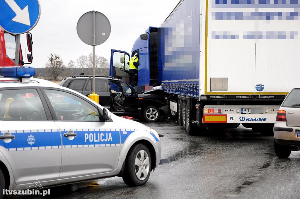 Wypadek na obwodnicy Szubina