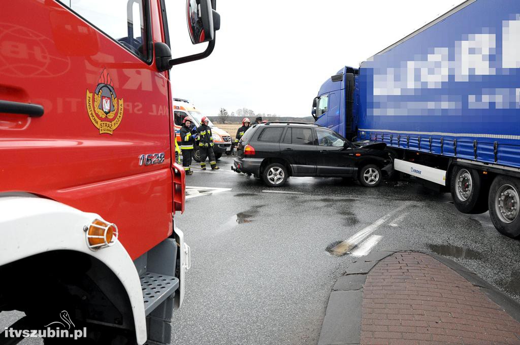Wypadek na obwodnicy Szubina