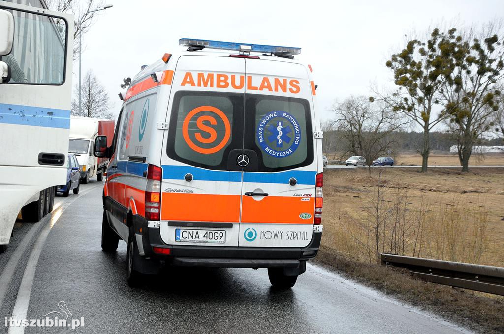 Wypadek na obwodnicy Szubina