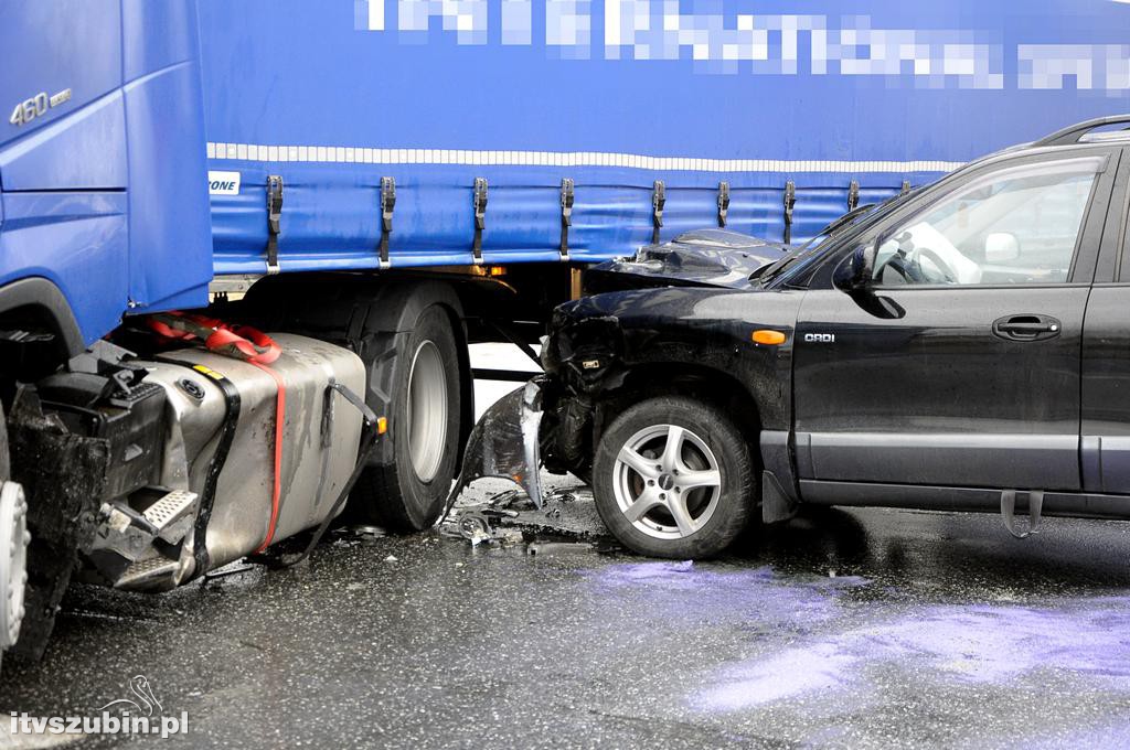 Wypadek na obwodnicy Szubina