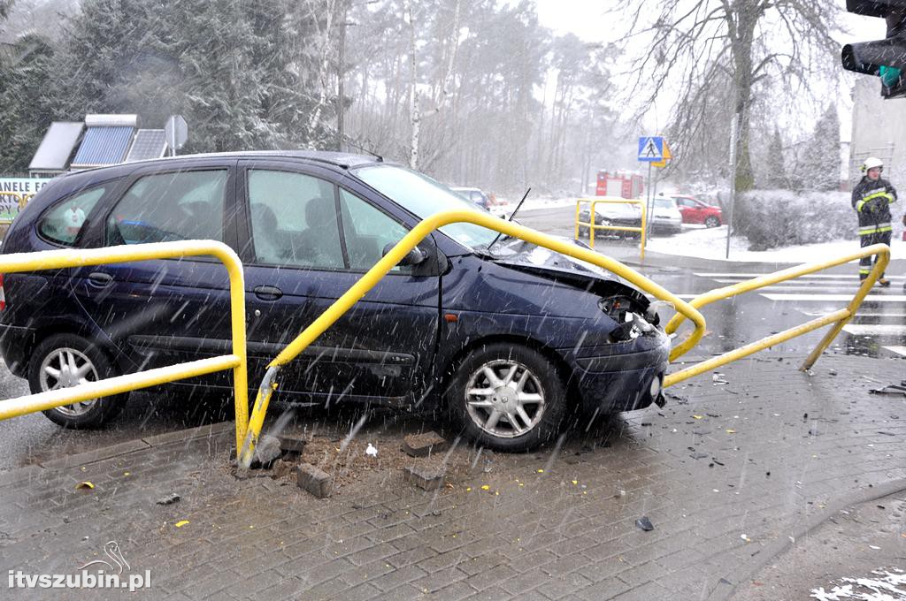 Kolizja osobówek w Kołaczkowie