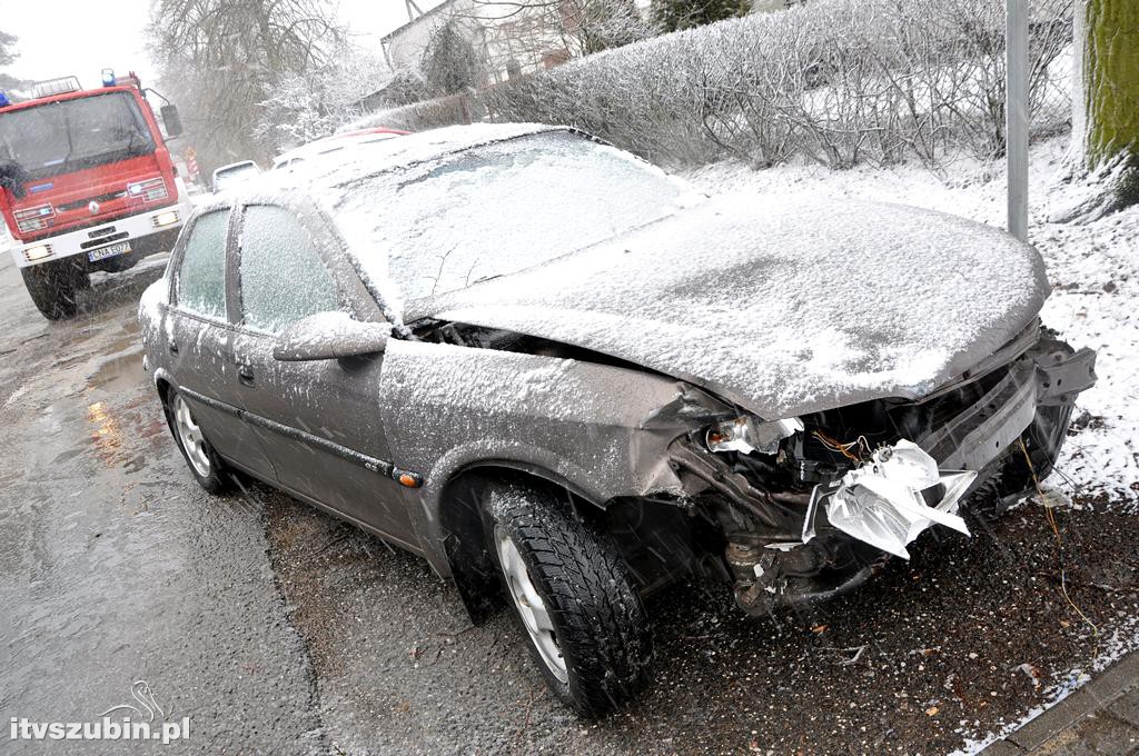 Kolizja osobówek w Kołaczkowie