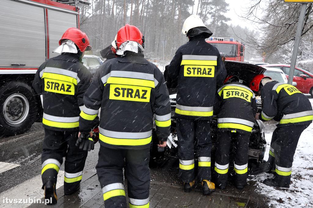 Kolizja osobówek w Kołaczkowie