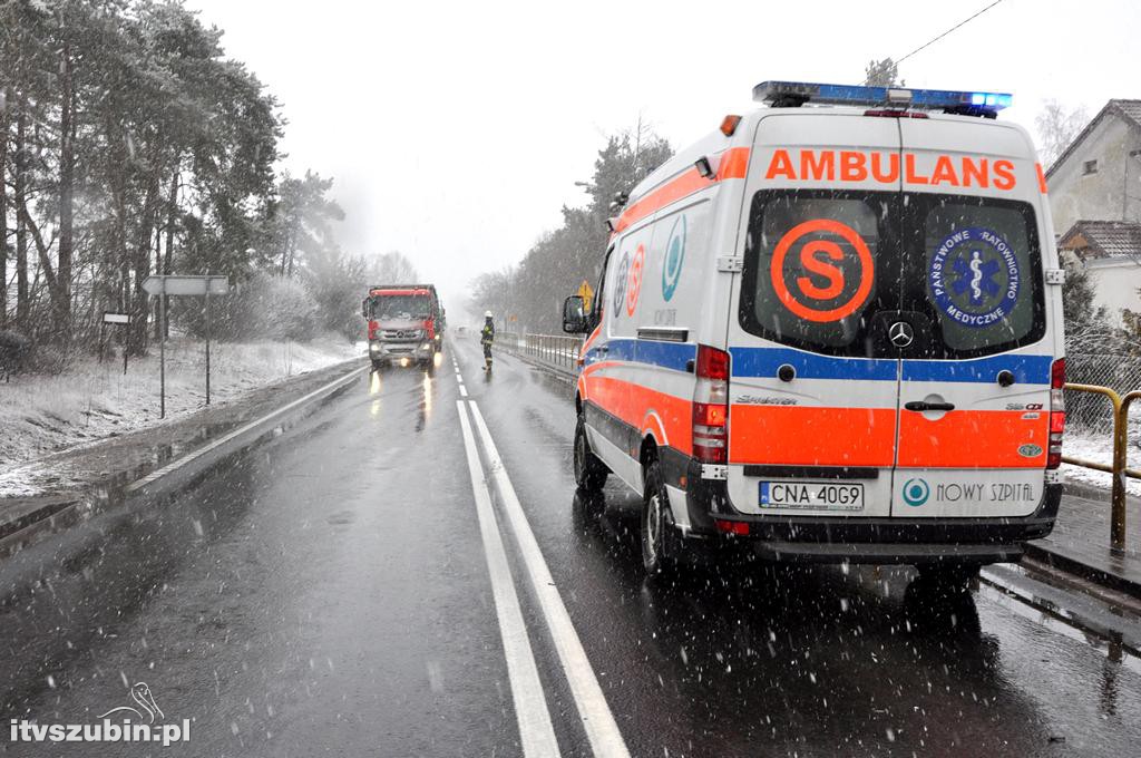 Kolizja osobówek w Kołaczkowie