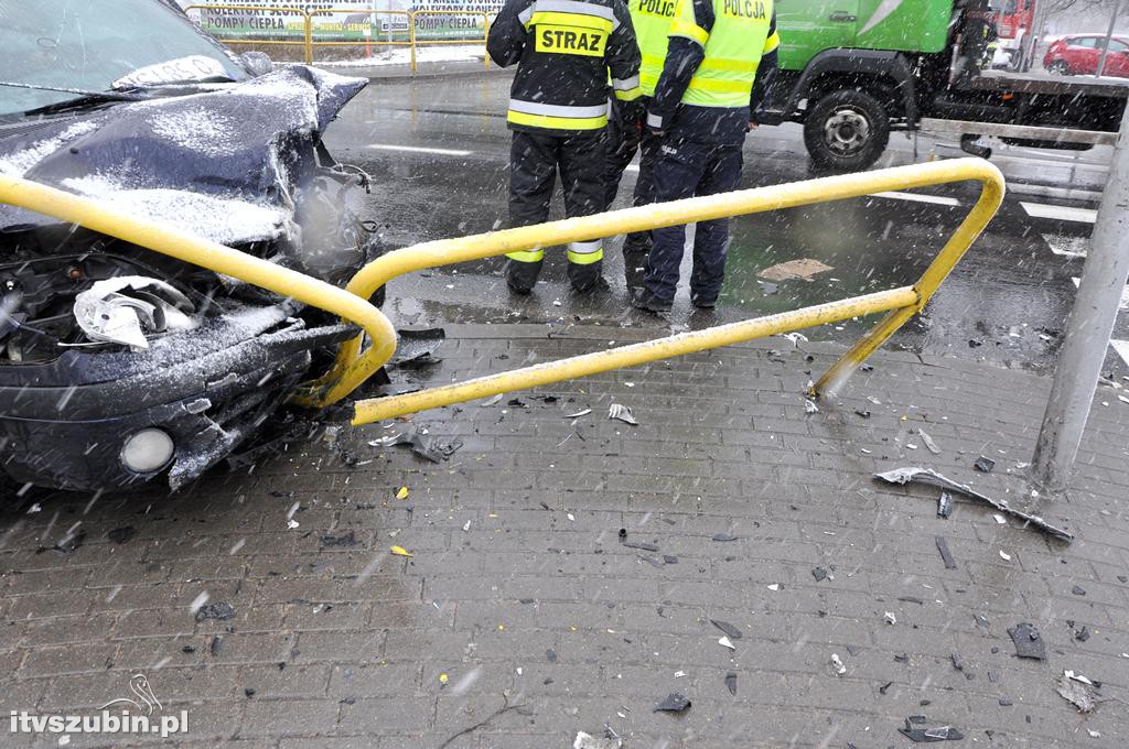 Kolizja osobówek w Kołaczkowie