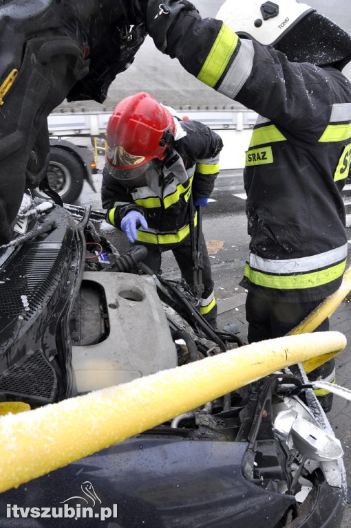 Kolizja osobówek w Kołaczkowie