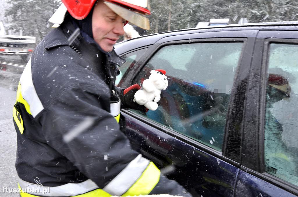 Kolizja osobówek w Kołaczkowie