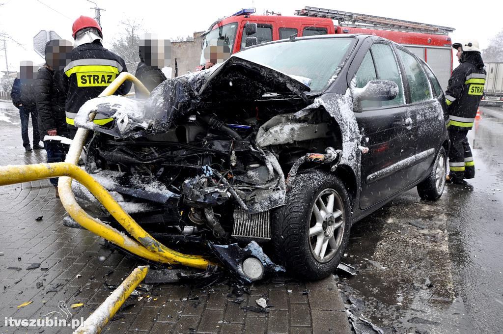 Kolizja osobówek w Kołaczkowie