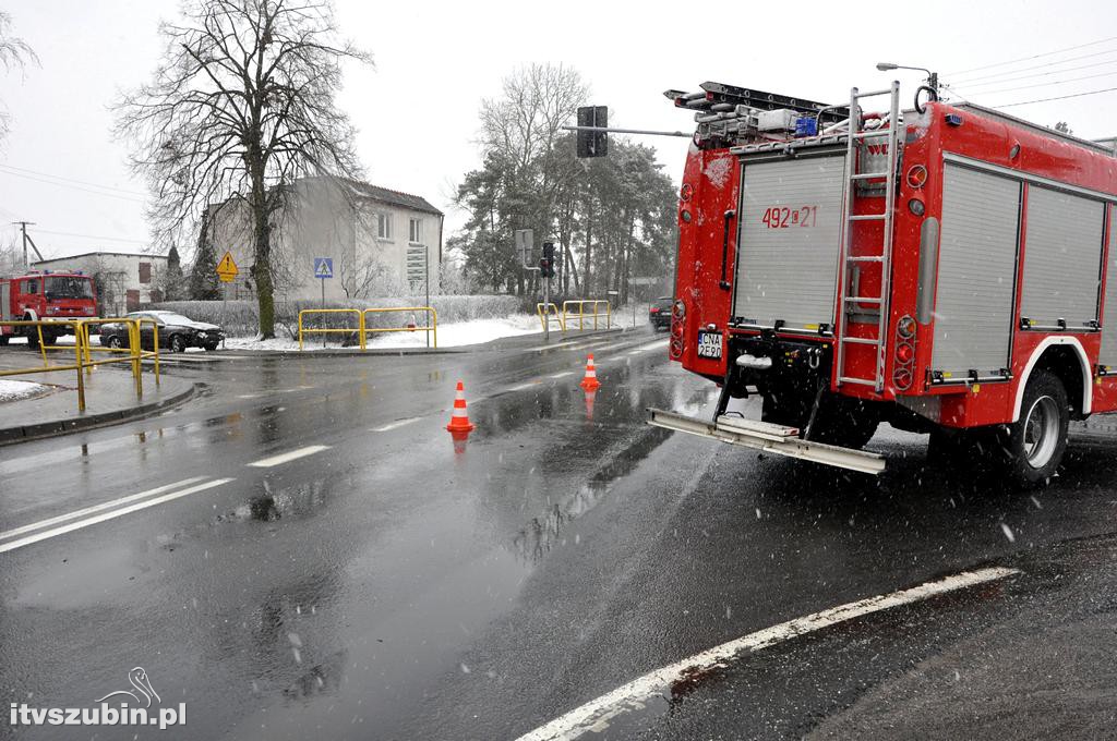 Kolizja osobówek w Kołaczkowie