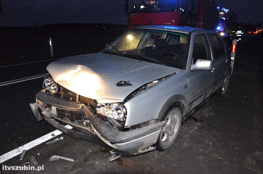 Zdarzenie drogowe z udziałem trzech samochodów w Szkocji