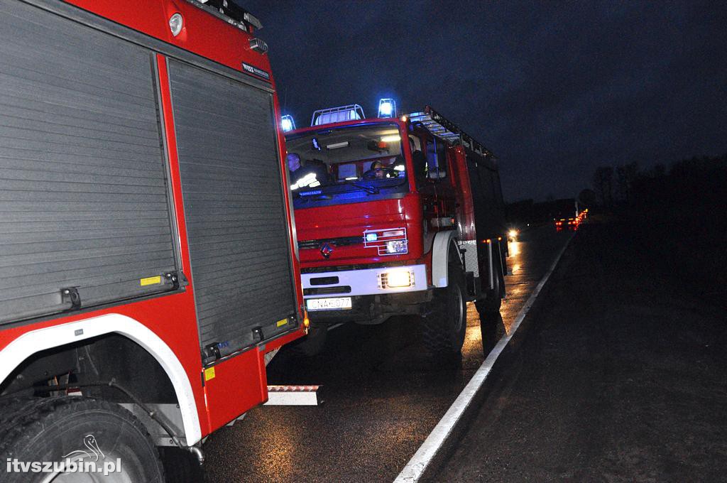 Zdarzenie drogowe z udziałem trzech samochodów w Szkocji