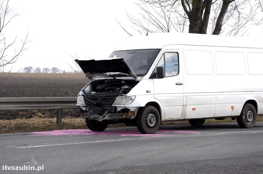 Zdarzenie drogowe koło Kcyni