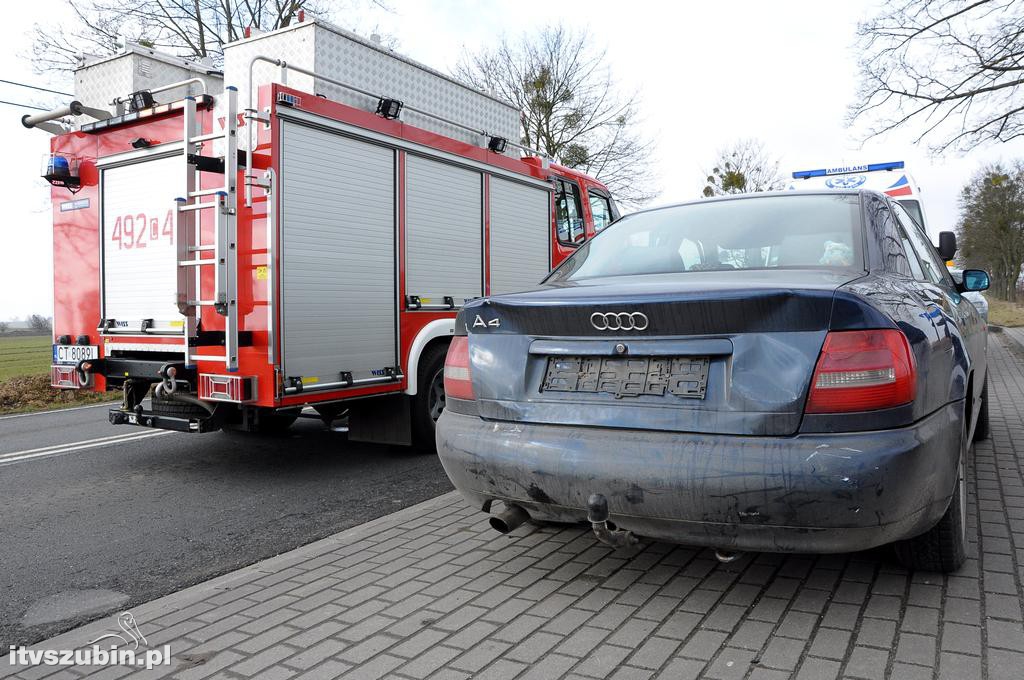 Zdarzenie drogowe koło Kcyni