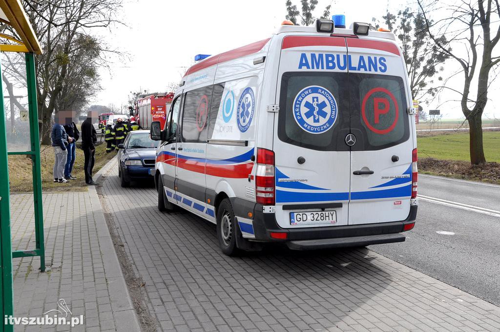 Zdarzenie drogowe koło Kcyni