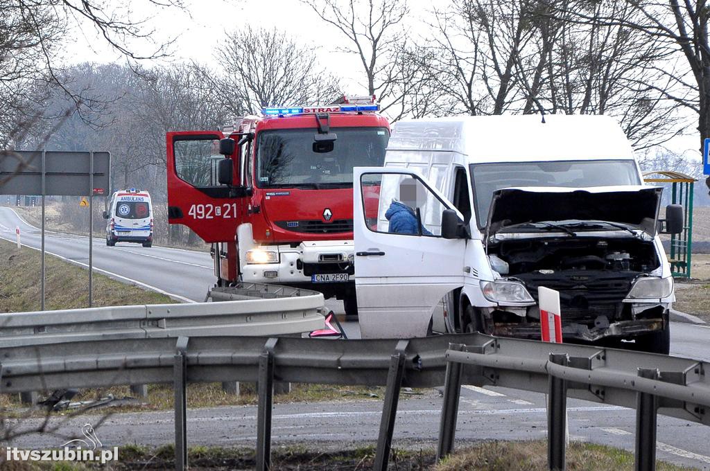 Zdarzenie drogowe koło Kcyni