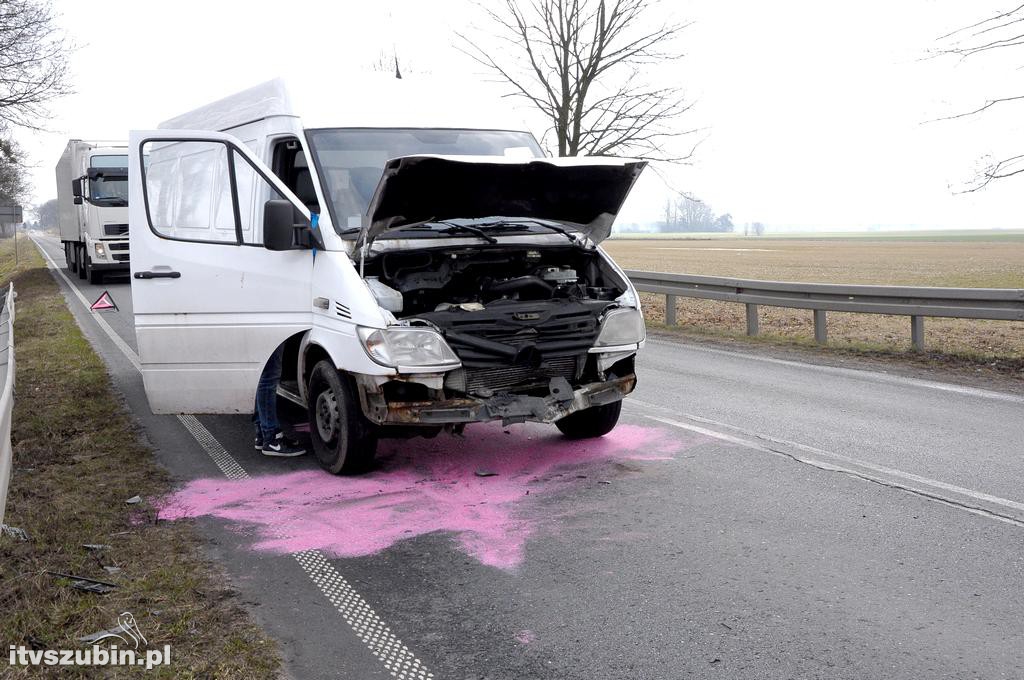 Zdarzenie drogowe koło Kcyni