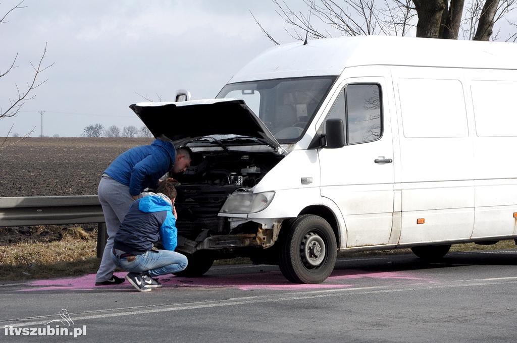 Zdarzenie drogowe koło Kcyni