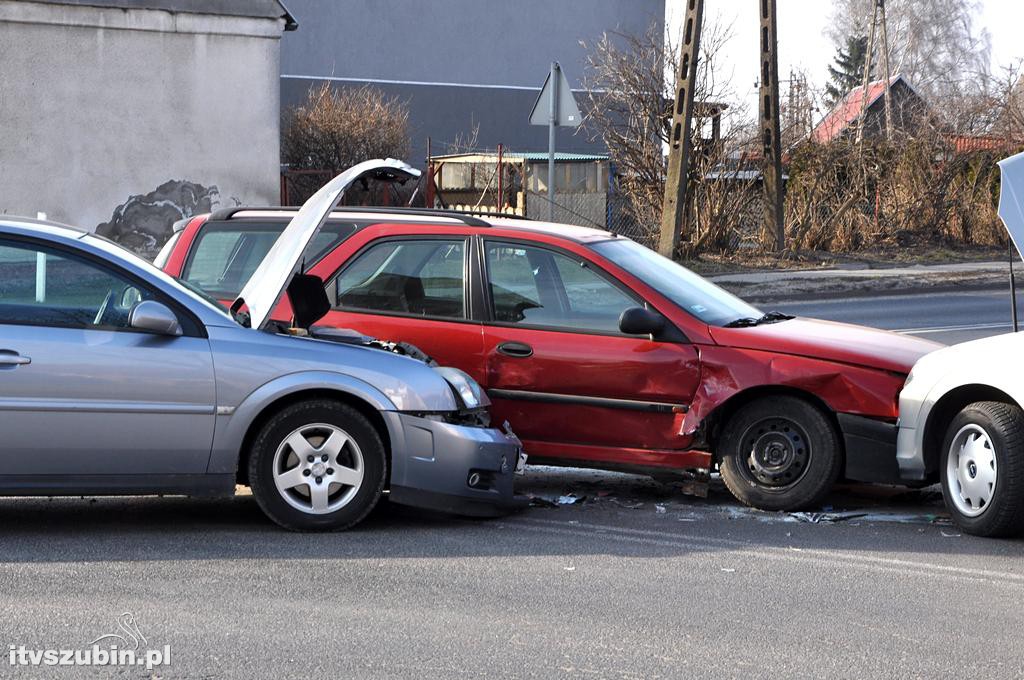 Dwie kolizje jednego dnia w Rynarzewie