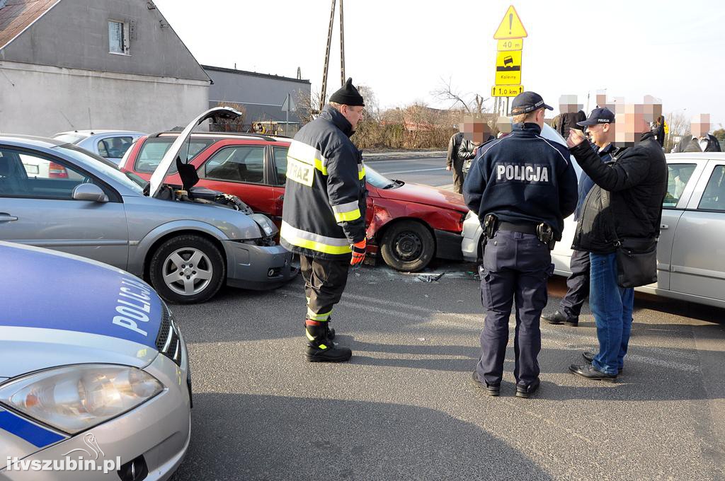 Dwie kolizje jednego dnia w Rynarzewie